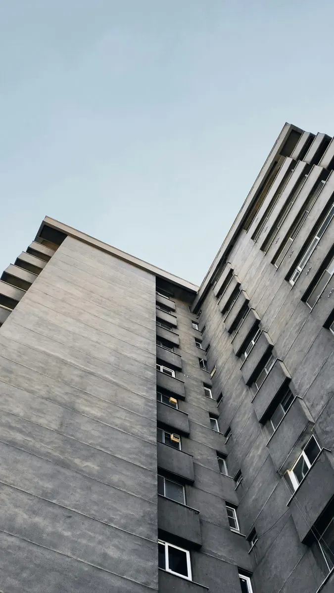 Escaleras de concreto aparente