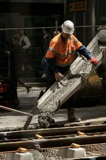 Colado de concreto en obra